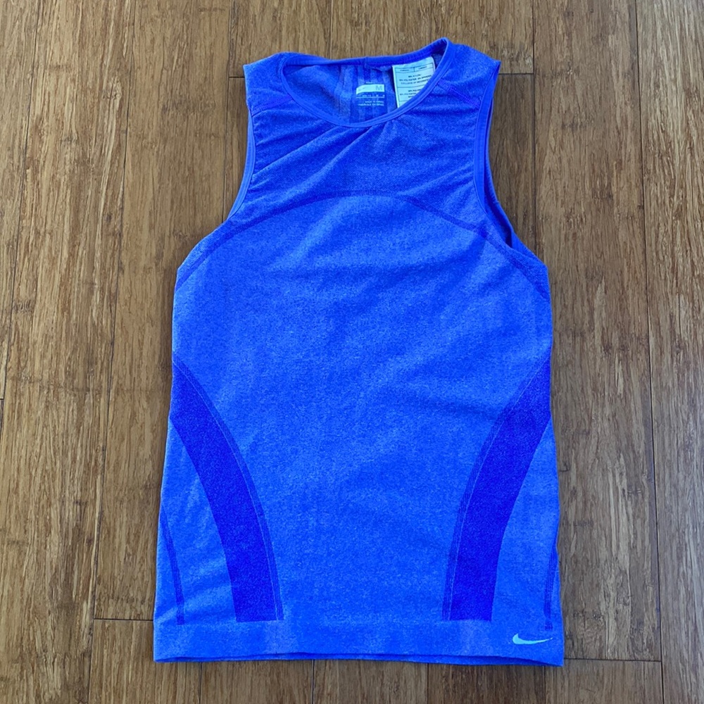 Nike Blue Fit Dry Tank Top Medium